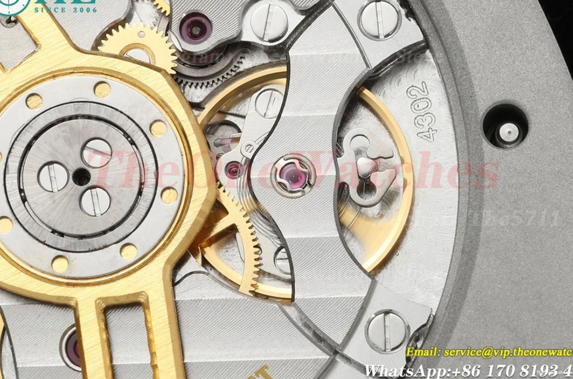 TKF Royal A4302 41mm Clone Super SS Black Dial 15500 Oak SS 0322